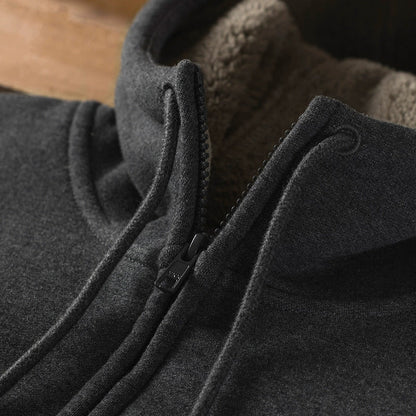 26 Imitation lamb fleece jacket, cold resistant fleece, warm and thickened fleece, zipper hooded, winter size