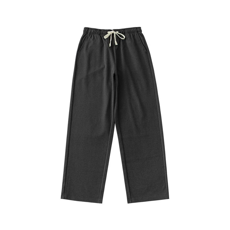 25 twill pants with plush and thickened autumn and winter styles, loose fit