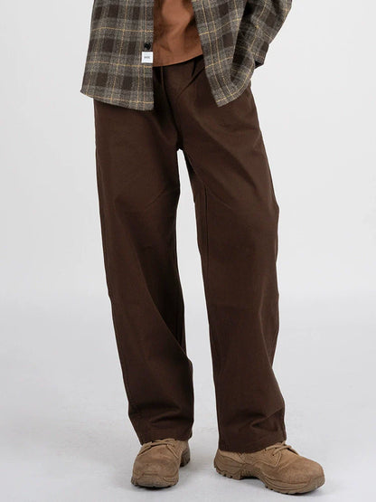 26 Pure cotton multi-color Maillard straight leg pants