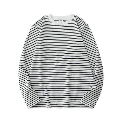 26 Striped autumn and winter base shirt