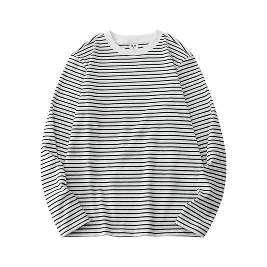 26 Striped autumn and winter base shirt