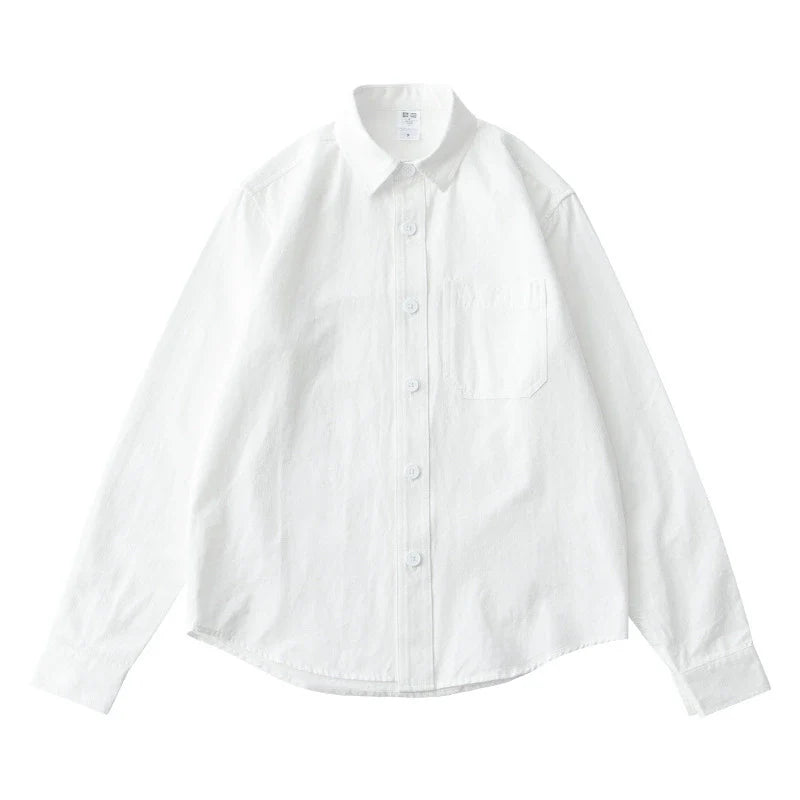 American pure cotton long sleeved shirt