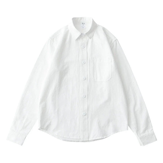 American pure cotton long sleeved shirt
