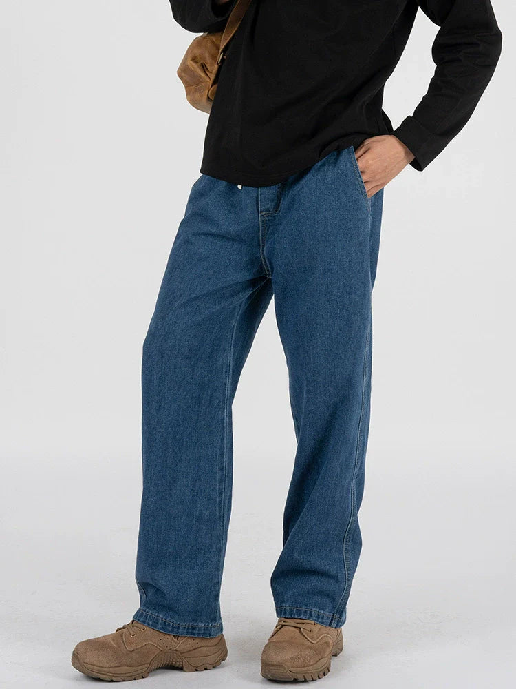 26 New simple and versatile casual washed trousers