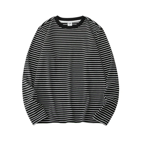 26 Striped autumn and winter base shirt