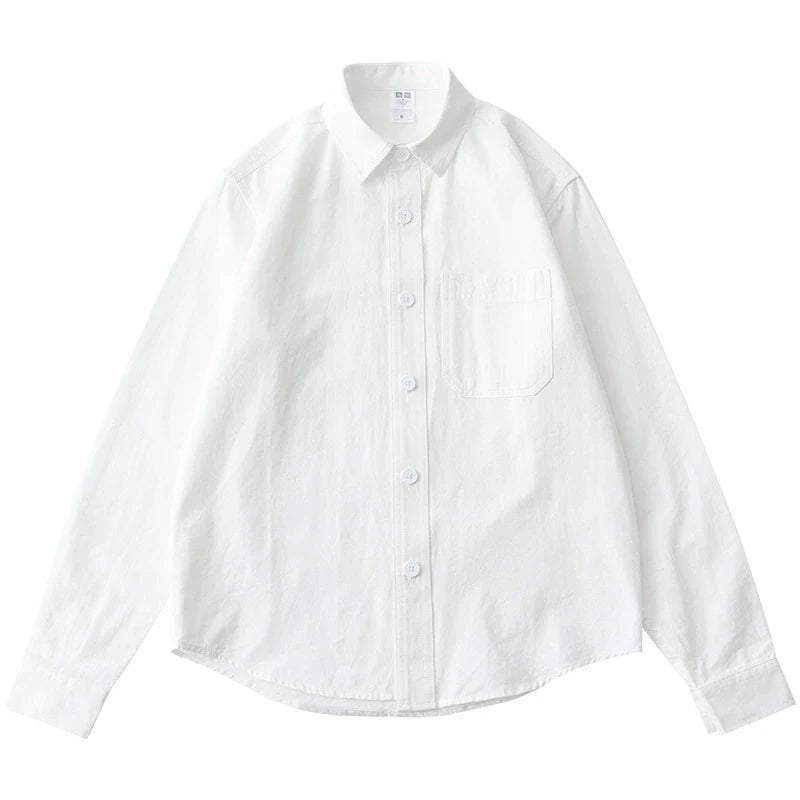 American pure cotton long sleeved shirt